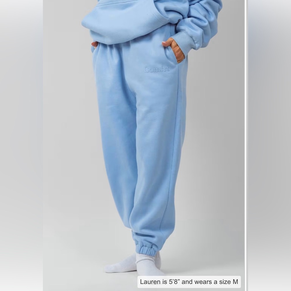 Comfrt minimalist sweatpants Astro blue